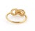 Cartier Cartier Agrafe Diamonds 18k Pink Gold Ring W/Paper - Size 4 For Sale - Image 4 of 6