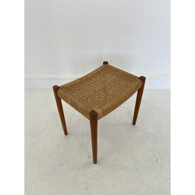 Danish Model 80 Stool in Teak by Niels O Møller for J.L. Møller, 1960s For Sale - Image 6 of 9