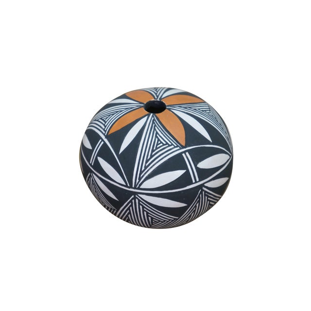 Two vintage D. Patricio signed Acoma New Mexico / Southwestern / Native American / Pueblo polychrome seed pots / pottery...