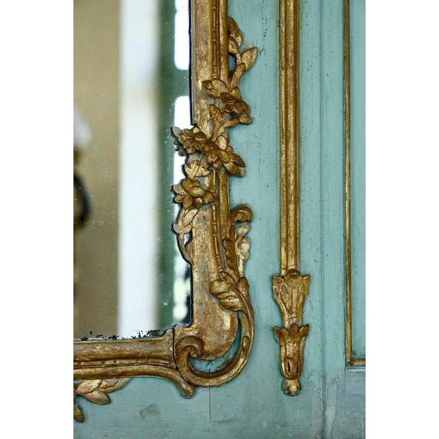 Large Transition Wooden Mirror, 18th Century For Sale - Image 13 of 15