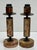 Pair of Antique Sienna Marble & Bronze Candlesticks.