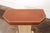 Mid 20th Century French Leather-Top Pedestal Console Table For Sale - Image 4 of 12