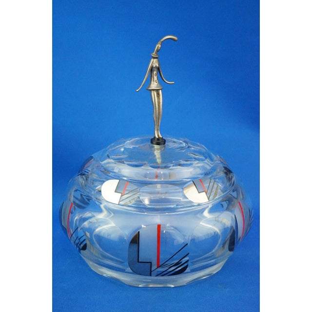 Bohemian Crystal Box by Karl Palda, 1920s For Sale - Image 9 of 18