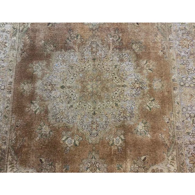 Vintage Middle Eastern Hand-Knotted Rug For Sale - Image 5 of 8