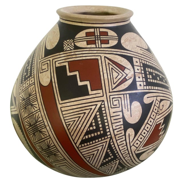 Pilo Mora Polychrome Pot For Sale - Image 10 of 10