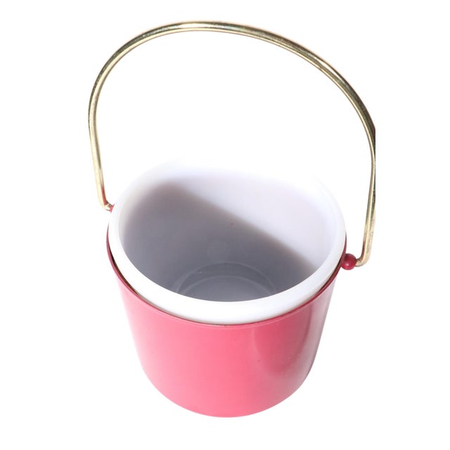 Mid 20th Century Hollywood Regency Style Ice Bucket For Sale - Image 4 of 5