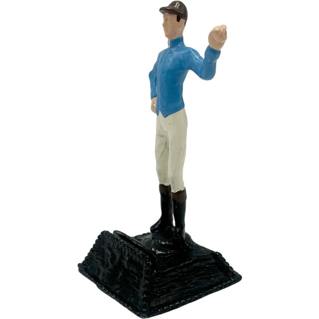 Vintage Vanderbilt Whitney Estate Set of 8 21 Club Jockey Place Card Holders For Sale In Washington DC - Image 6 of 14