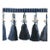 Schumacher Antony Tassel Trim in Blue & Black For Sale