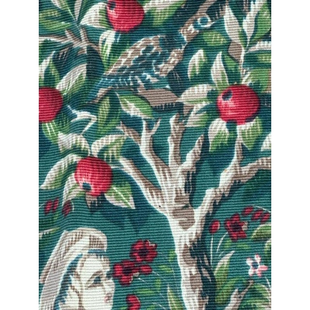 Vintage French Aubusson Screen Printed Tapestry with Medieval Design, 1960s For Sale - Image 17 of 18