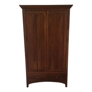 Ethan Allen American Impressions Solid Cherry Armoire For Sale