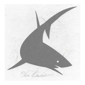 1970s James Omohundro Shark Serigraph