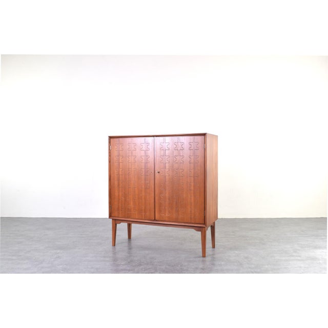 Mid-Century Modern Mid-Century Modern Teak Highboard by Rastad & Relling for Eidsfjord Møbelfabrikk, 1950s For Sale - Image 3 of 13