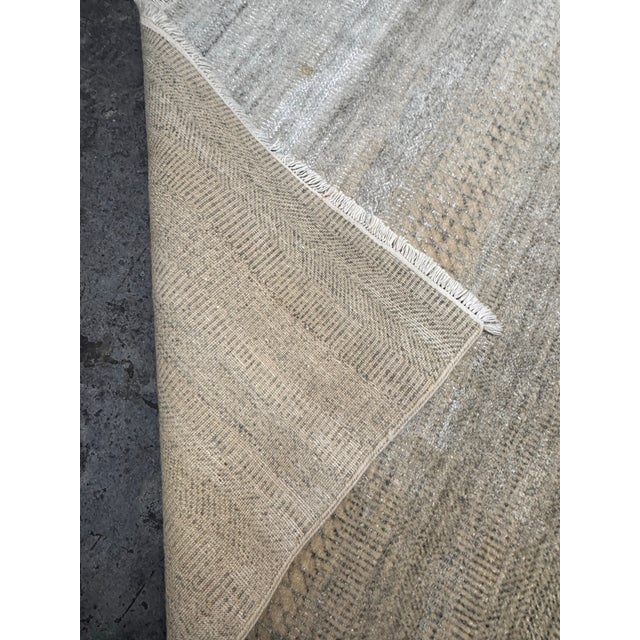 8ft 12in × 12ft 1in Stark Bendi Collection Jacquard Rug For Sale - Image 11 of 12