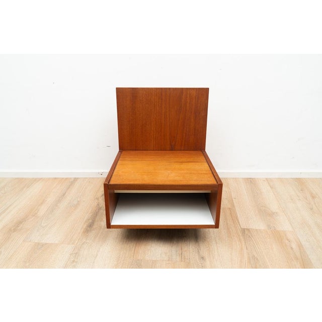 Brown EU11 Nightstand by Cees Braakman for Pastoe, 1950s For Sale - Image 8 of 9