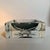 Big Square Ashtray or Catch-all in Murano Glass by Mandruzzato. Wonderful Gray Submerged color. Stunning handcrafted by...