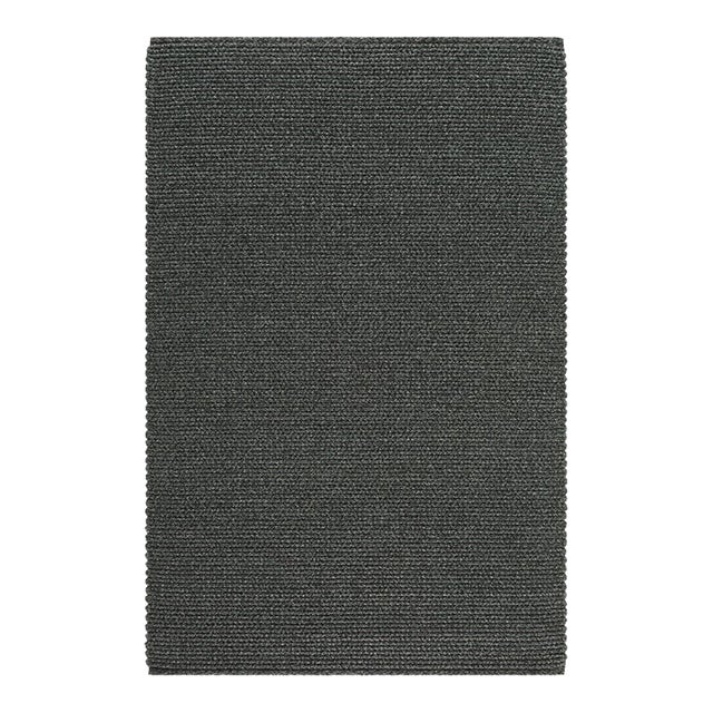 Beach House Handmade Rug Slate Grey 6x9 For Sale