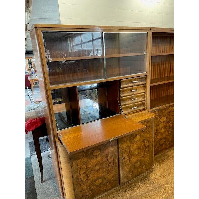Original art-deco jindrich halabala corner cabinet by up-zavody, 1920-1940 very rare original piece 4 single pieces with...