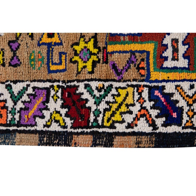 Mid-20th Century Vintage Turkish Wool Runner Rug For Sale - Image 9 of 13