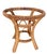 Wood Vintage Wrapped Rattan Dining Table Base For Sale - Image 7 of 16