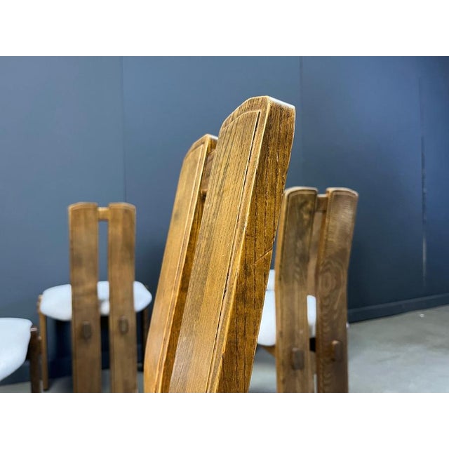 Brutalist Brutalist Dining Chairs, 1960s, Set of 6 For Sale - Image 3 of 10