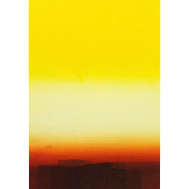 1977 Kristen Gipson Original Abstract Monoprint Original on Paper Unframed For Sale