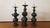 Late 19th Century Set of 3 Late 19th Century Japanese Bronze Pricket Buddhist Temple Candlesticks (Meiji Period) For Sale - Image 5 of 8