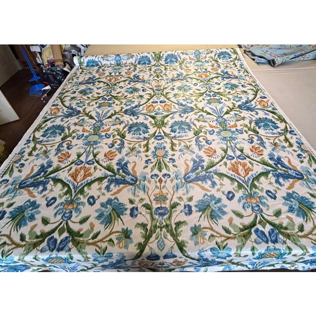 8 yards of floral fabric entitled “Umbria” from Brunschwig & Fils designed by Suzan A. Haeni.