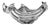 Daum France, French Mid-Century Modern, Sculptural Crystal Bowl, France, 1960s For Sale