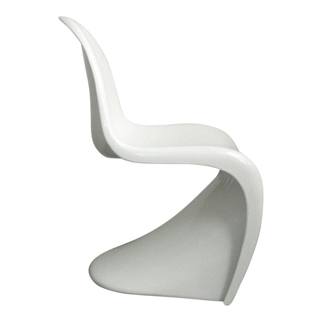 Verner Panton S Chair 1970s Herman Miller Vintage White For Sale