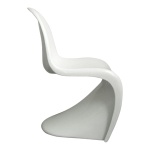 Verner Panton S Chair 1970s Herman Miller Vintage White
