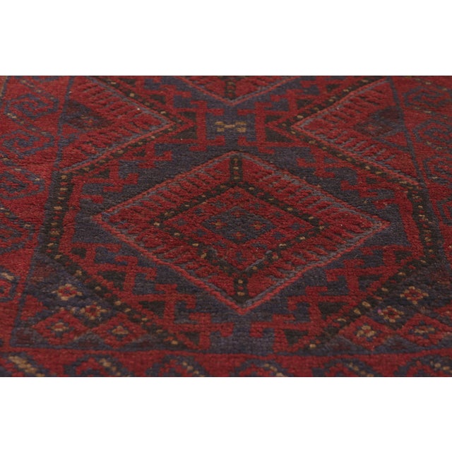 Early 20th Century Antique Afghani Baluch Rug, 02'01 X 07'10 For Sale - Image 5 of 10
