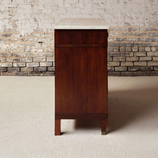 Late 19th Century French Cherry Wood Directoire Commode For Sale - Image 4 of 13