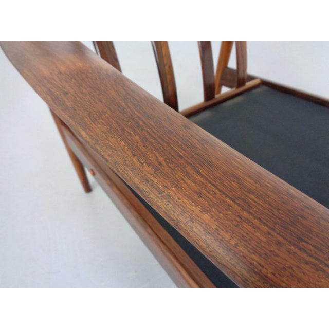 Danish Model 56 Armchair in Rosewood by Grete Jalk for Poul Jeppesen, 1960s For Sale - Image 12 of 16