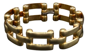 The Morrow: Vintage Gold Filled Signed Simmons Bracelet