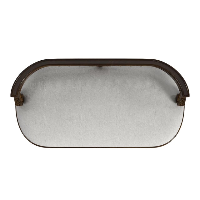 Hathaway 37" Upholstered Bench, Antique Cherry For Sale In Chicago - Image 6 of 7