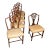 1880's Set of 6 Antique Hepplewhite Revival Dining Chairs For Sale