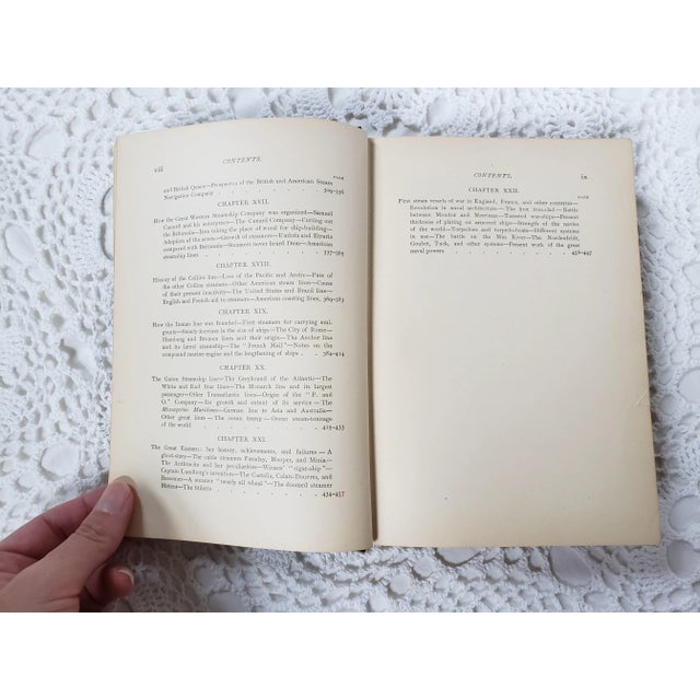 1892 Robert Fulton Illustrated Nautical Book For Sale - Image 11 of 13