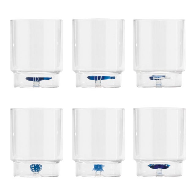Teca Mare Tumbler - Assorted Set of 6 For Sale