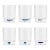 Teca Mare Tumbler - Assorted Set of 6 For Sale