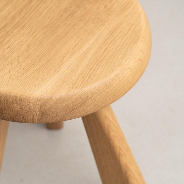 Wood Meribel Stool by Charlotte Perriand for Cassina, Set of 2 For Sale - Image 9 of 10