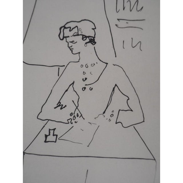 Modern Jean Cocteau, The Ball of Count d'Orgel, The Letter, Original Engraving For Sale - Image 3 of 6