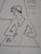 Modern Jean Cocteau, The Ball of Count d'Orgel, The Letter, Original Engraving For Sale - Image 3 of 6