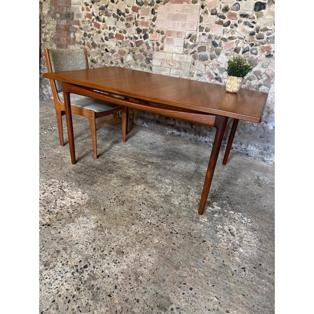 Mid-Century Modern Vintage Danish Teak Dining Table by Ib Kofod-Larsen for G-Plan, 1960s For Sale - Image 3 of 18
