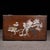 Wooden Box With Mother-of-Pearl Bird and Floral Inlay For Sale In Los Angeles - Image 6 of 9