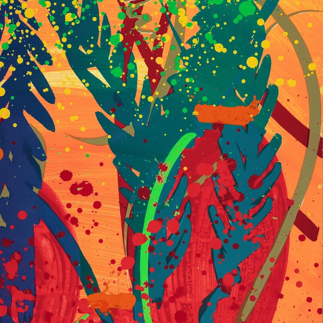 Paper 'Venetian Ikebana' by Dale Chihuly, 2001, Artist Signed Limited Edition Lithograph, Glass, Seattle For Sale - Image 7 of 10