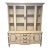 Mid-Century White Furniture Co. French Provincial One-Piece China Cabinet & Hutch For Sale