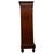 19th Century Antique English Victorian Inlaid Walnut Pier Display Cabinet For Sale - Image 6 of 11