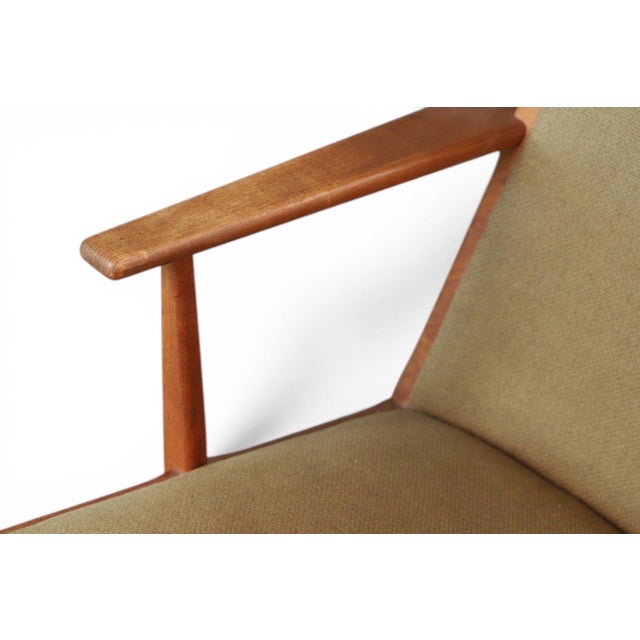 Mid-Century Modern Mid 20th Century Model 97 T/T Attributed to Holger Georg Jensen Rocking Chair in Teak For Sale - Image 3 of 6