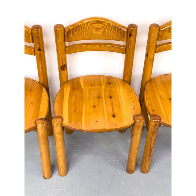 Pine Dining Chairs in the style of Rainer Daumiller, 1970s, Set of 6 For Sale - Image 15 of 18