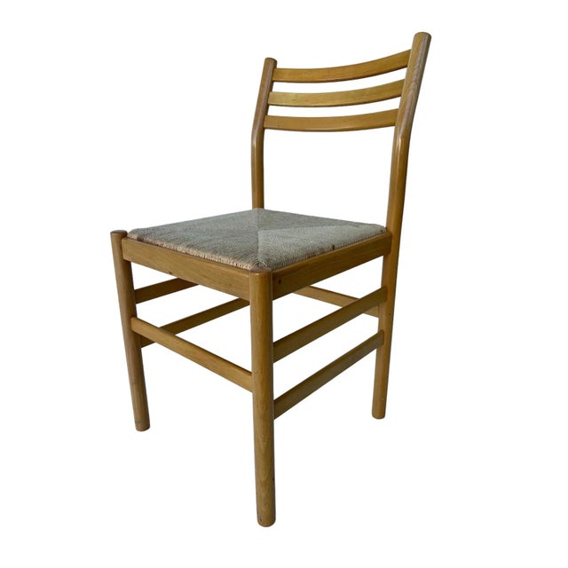 Available for sale: Pair of Midcentury style, Ponti Style They have rush seats.